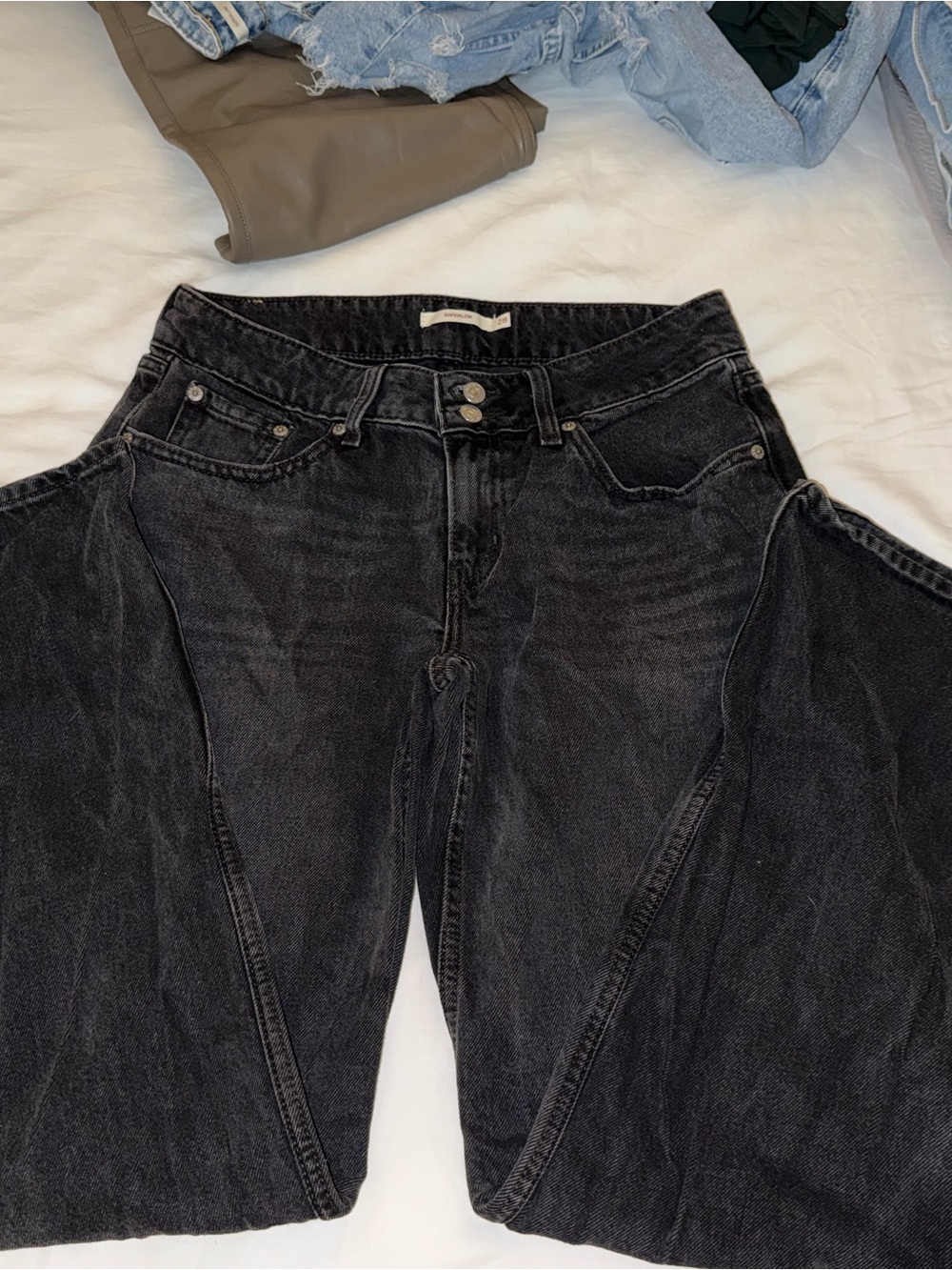 Levi's Black super low Women's Jeans